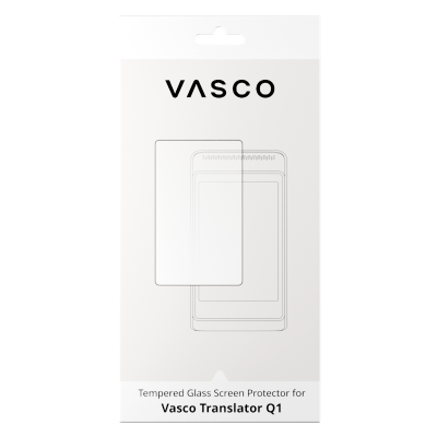 Hærdet glas skærmbeskytter til Vasco Translator Q1