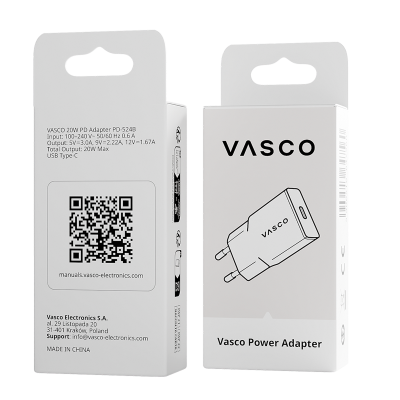 Strømadapter (EU-stik)