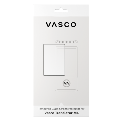 Hærdet glas skærmbeskytter til Vasco Translator M4
